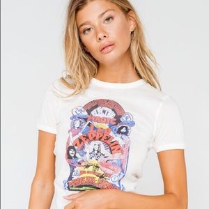 Led Zeppelin Cropped top